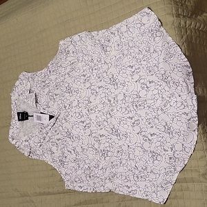 Disney Torrid sleeveless Minnie Mouse blouse, Size 2